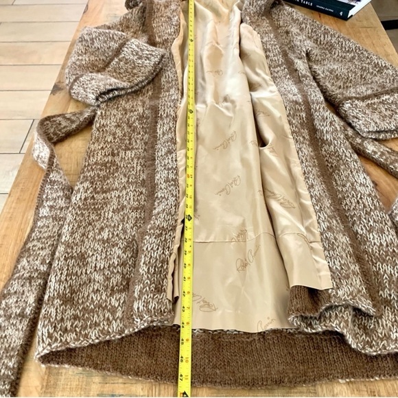 Vintage Robert Chernin Sweater Cardigan Loose Long Winter Autumn Coat Sz Large - Picture 9 of 16
